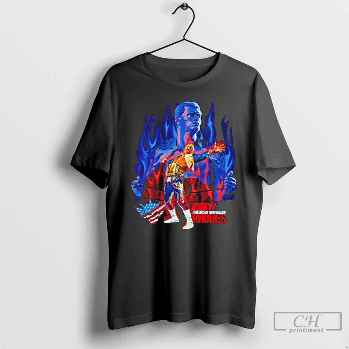 Classic American Nightmare Cody Rhodes Flames T-Shirts, Hoodie, Sweatshirt - T-Shirt, Sweatshirt, Hoodie