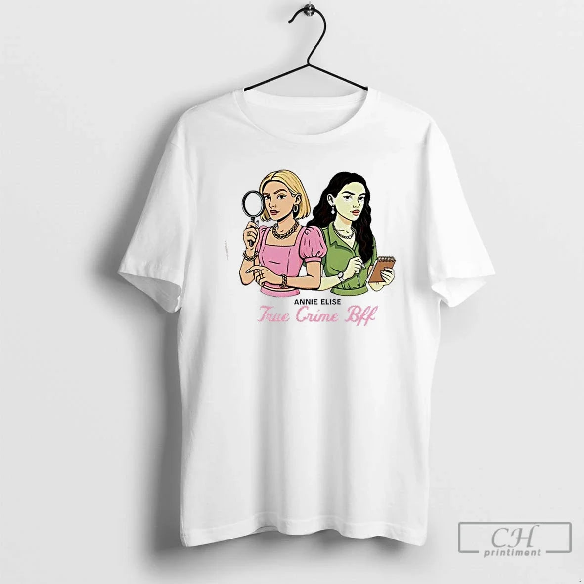 Classic Annie Elise True Crime Bff Cartoon T-Shirts, Hoodie, Sweatshirt - T-Shirt, Sweatshirt, Hoodie
