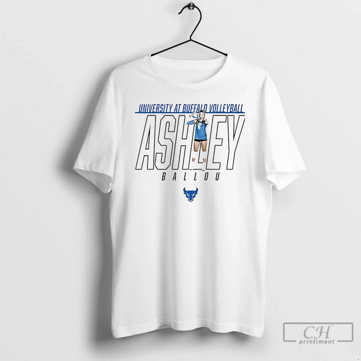Classic Ashley Ballou Illustrated University Buffalo Bulls Volleyball T-Shirts, Hoodie, Sweatshirt - T-Shirt, Sweatshirt, Hoodie