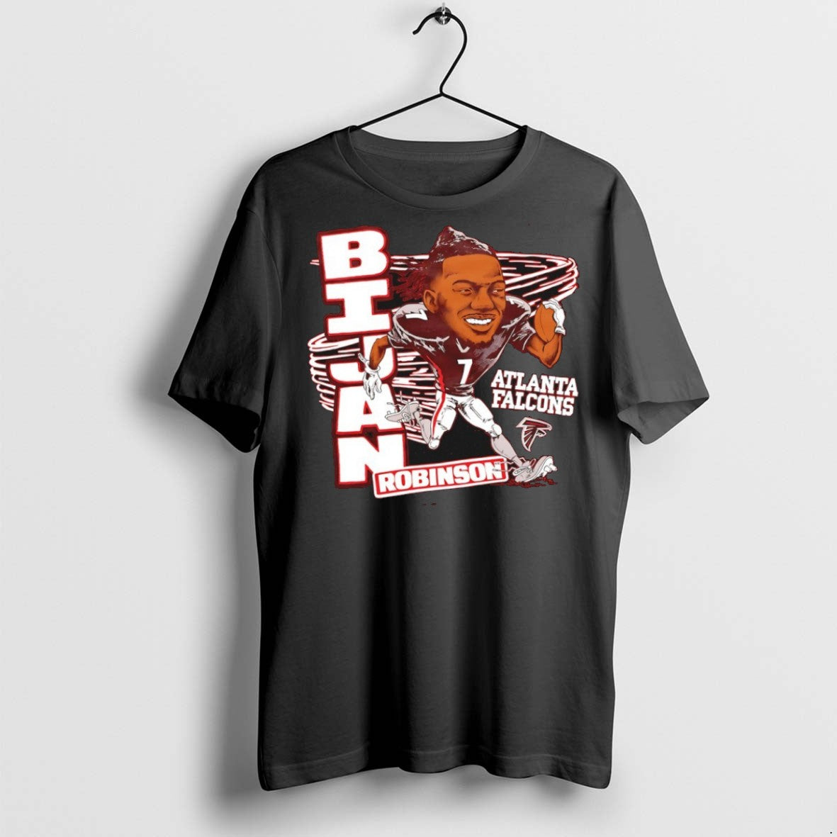 Classic Atlanta Falcons Bijan Robinson Caricature Signature T-Shirts, Hoodie, Sweatshirt - T-Shirt, Sweatshirt, Hoodie
