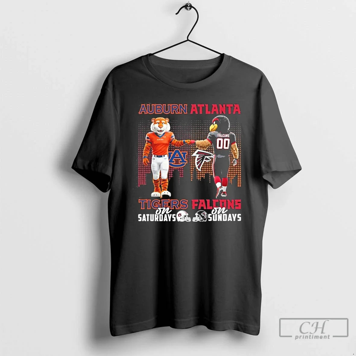 Classic Auburn Tigers Saturdays X Atlanta Falcons Sundays T-Shirts, Hoodie, Sweatshirt - T-Shirt, Sweatshirt, Hoodie