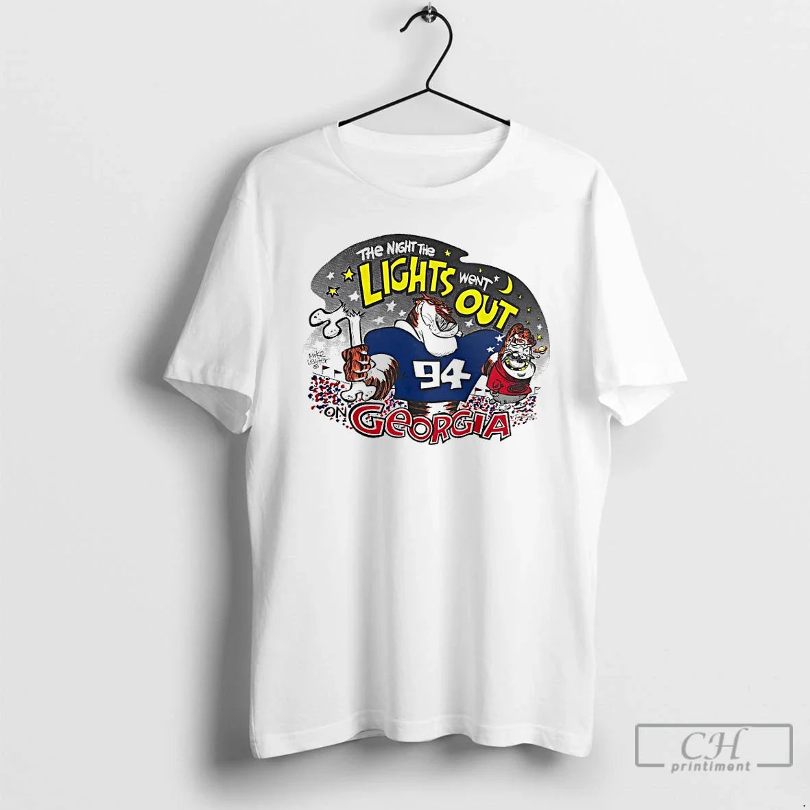 Classic Auburn Tigers Night Went Lights Out Georgia T-Shirts, Hoodie, Sweatshirt - T-Shirt, Sweatshirt, Hoodie
