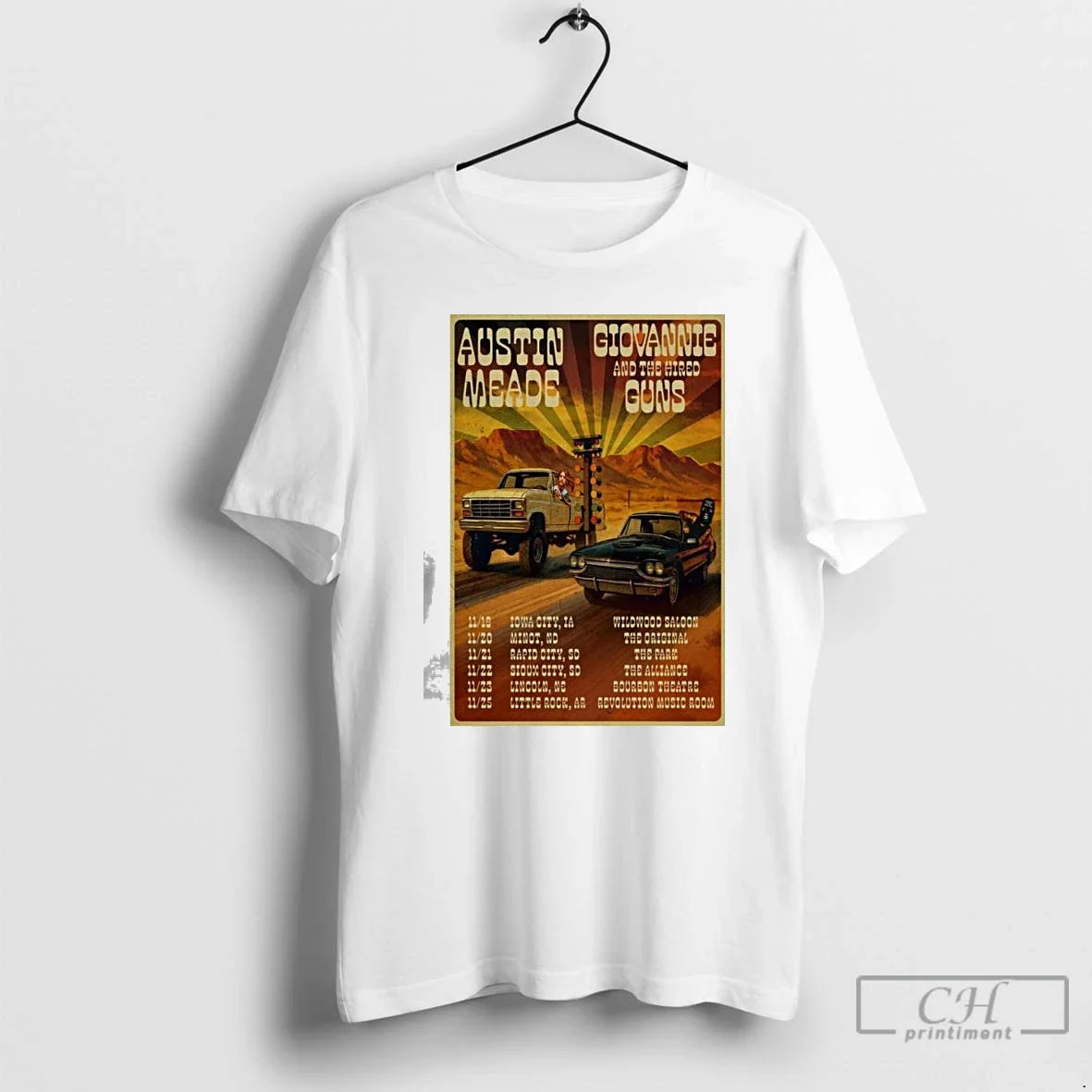 Classic Austin Meade Giovannie Hired Guns 2025 T-Shirts, Hoodie, Sweatshirt - T-Shirt, Sweatshirt, Hoodie