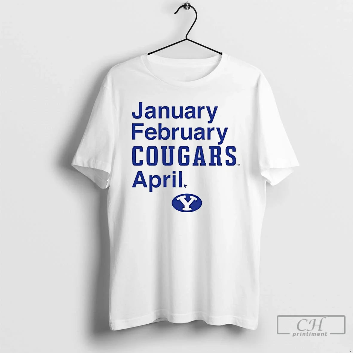 Classic Byu Basketball January February Cougars April T-Shirts, Hoodie, Sweatshirt - T-Shirt, Sweatshirt, Hoodie