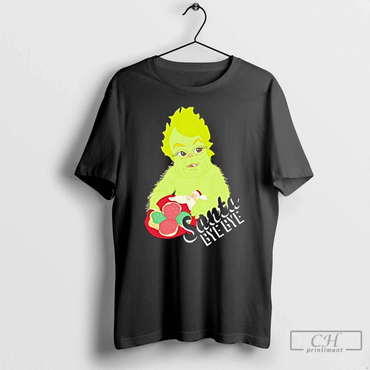 Classic Baby Grinch Santa Bye Bye T-Shirts, Hoodie, Sweatshirt - T-Shirt, Sweatshirt, Hoodie