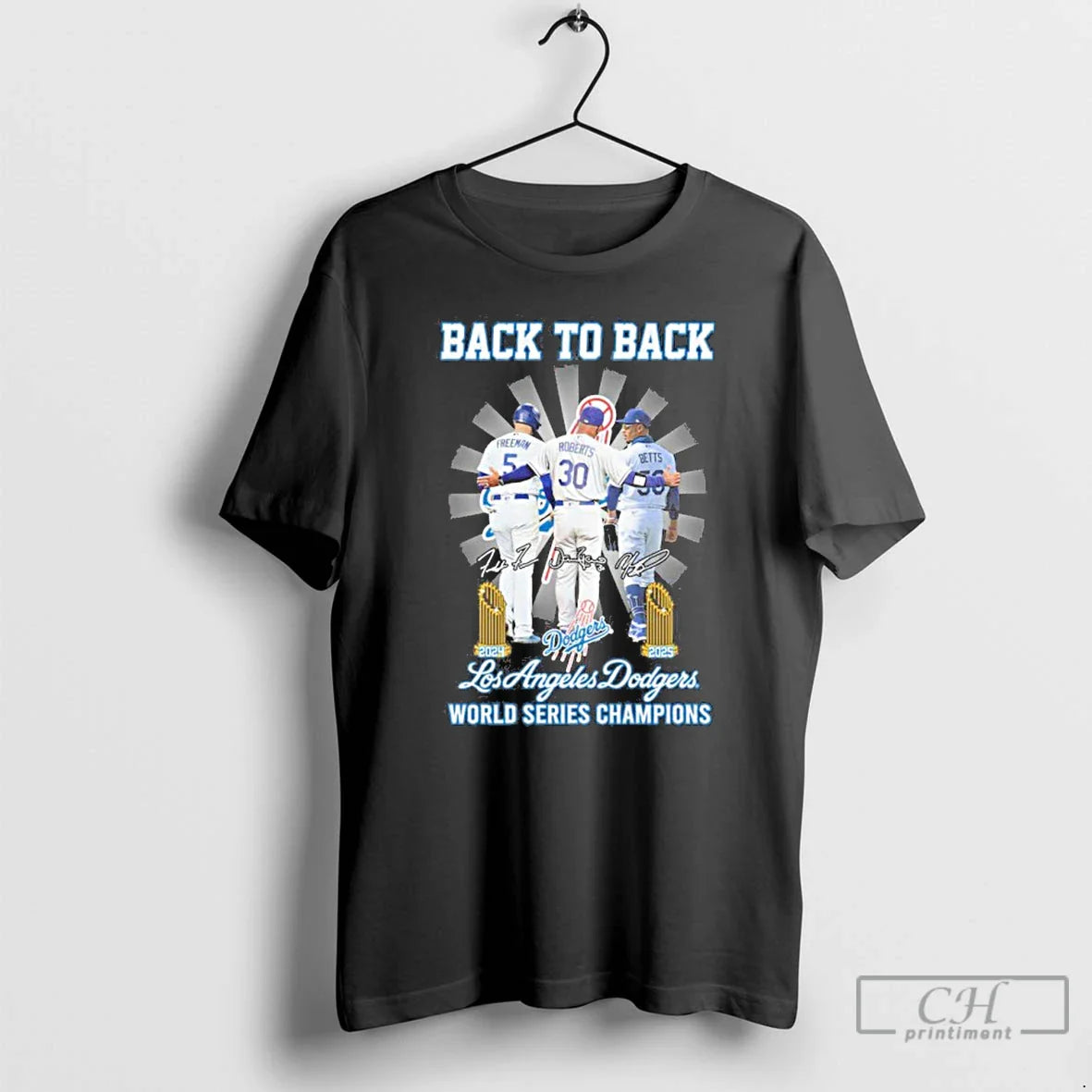 Classic Back Back Freeman Roberts Betts Los Angeles Dodgers World Champions T-Shirts, Hoodie, Sweatshirt - T-Shirt, Sweatshirt, Hoodie
