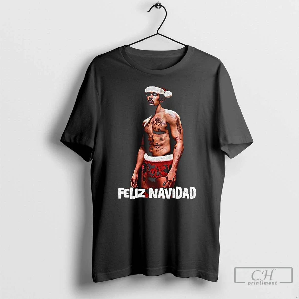 Classic Bad Bunny Feliz Navidad Meme Merry T-Shirts, Hoodie, Sweatshirt - T-Shirt, Sweatshirt, Hoodie
