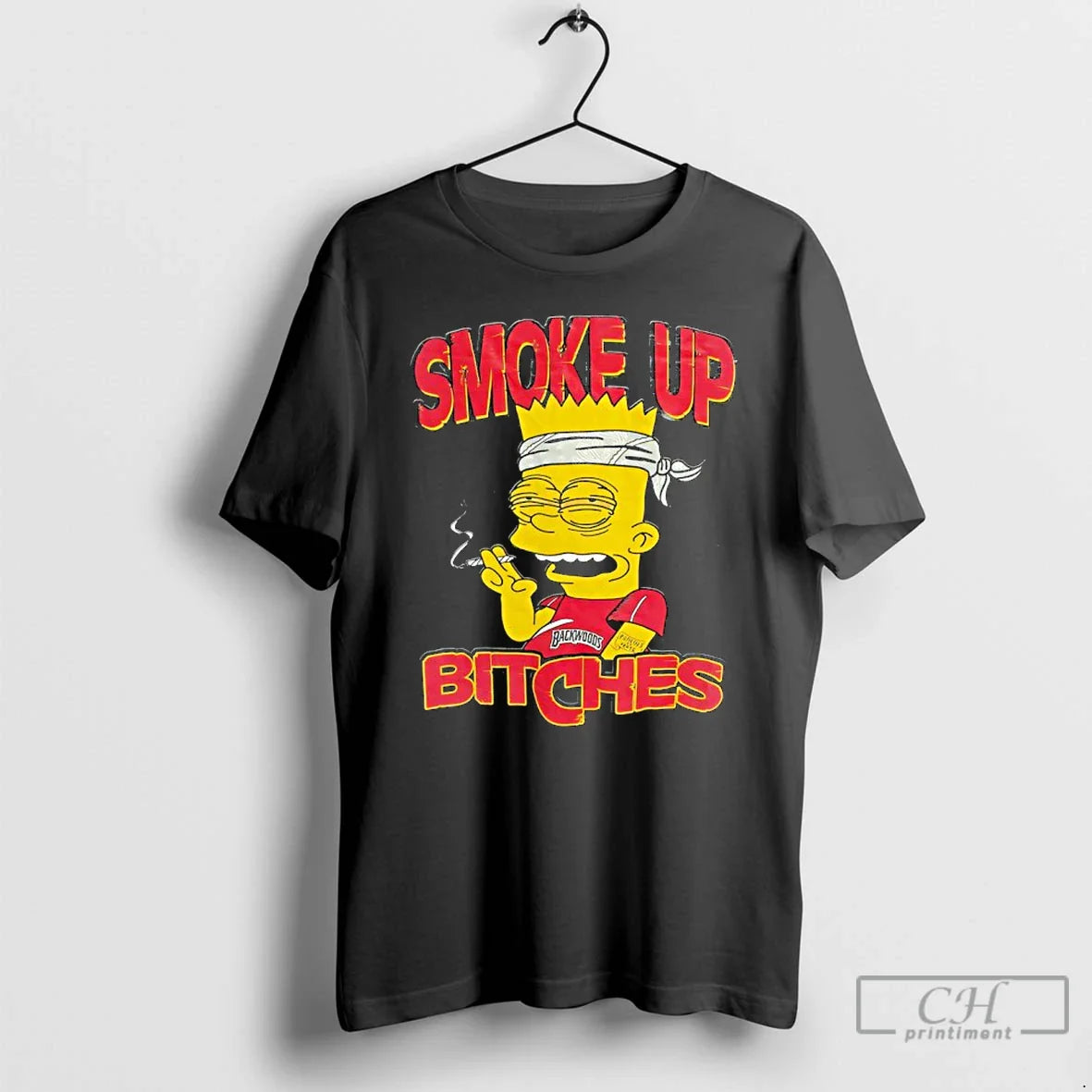 Classic Bart Simpson Bloodshot Smoke Up Bitches T-Shirts, Hoodie, Sweatshirt - T-Shirt, Sweatshirt, Hoodie