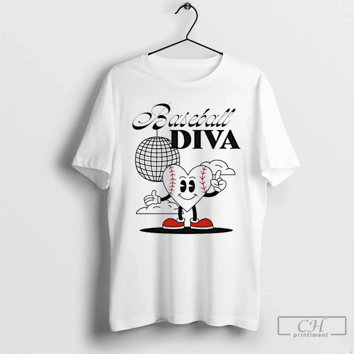 Classic Baseball X Heart Diva T-Shirts, Hoodie, Sweatshirt - T-Shirt, Sweatshirt, Hoodie