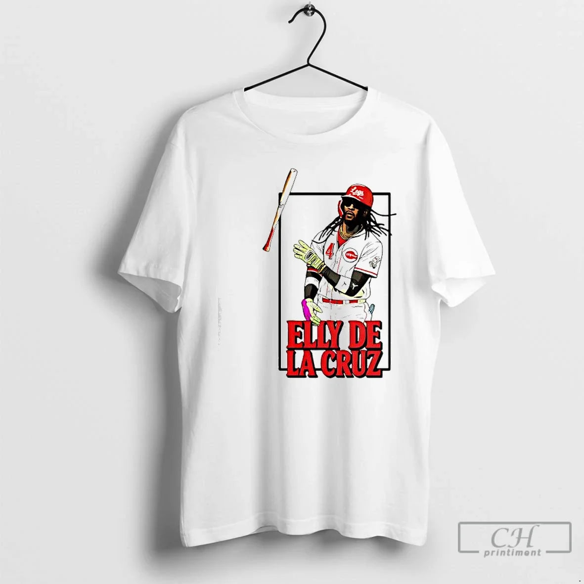 Classic Bat Flip Elly De La Cruz Cincinnati Reds Baseball Player T-Shirts, Hoodie, Sweatshirt - T-Shirt, Sweatshirt, Hoodie