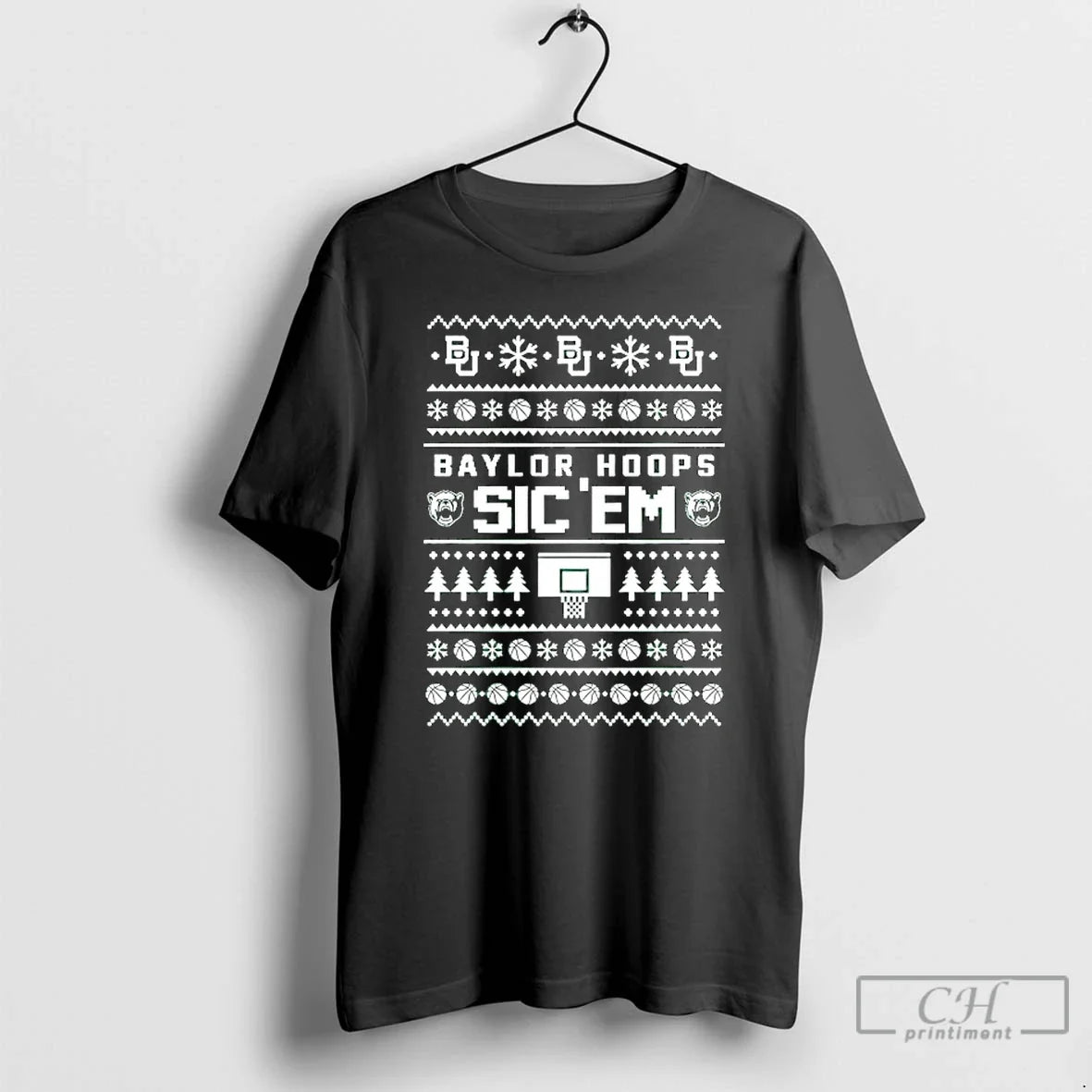 Classic Baylor Bears Hoops Sic Em Ugly T-Shirts, Hoodie, Sweatshirt - T-Shirt, Sweatshirt, Hoodie