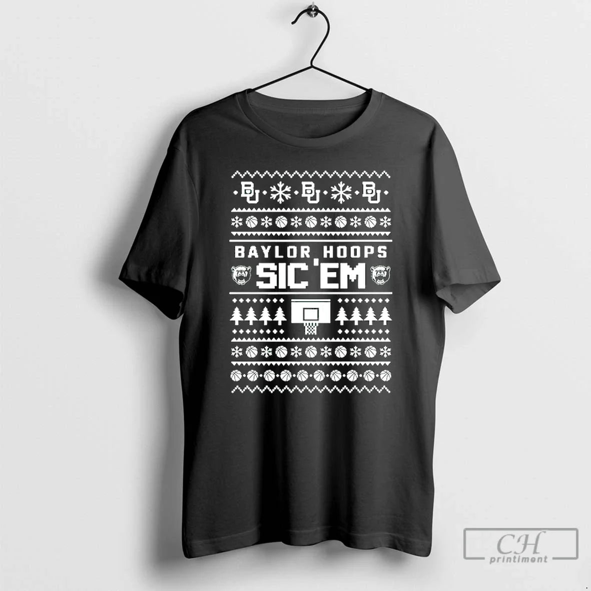 Classic Baylor Bears Hoops Sic Em T-Shirts, Hoodie, Sweatshirt - T-Shirt, Sweatshirt, Hoodie