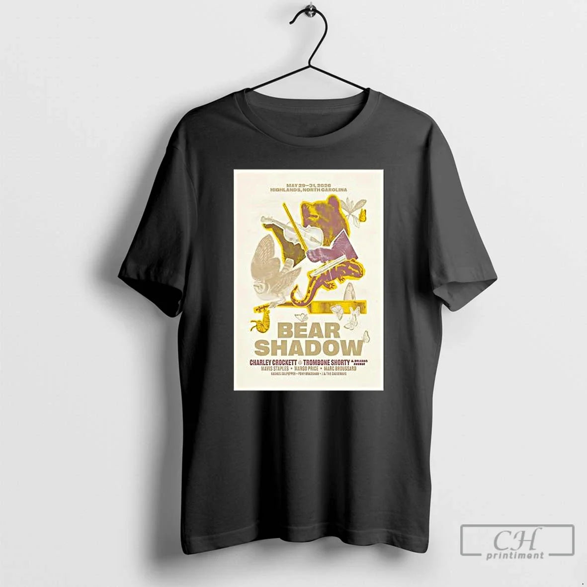 Classic Bear Shadow Festival Shows Highlands Nc May 29 31 2026 T-Shirts, Hoodie, Sweatshirt - T-Shirt, Sweatshirt, Hoodie