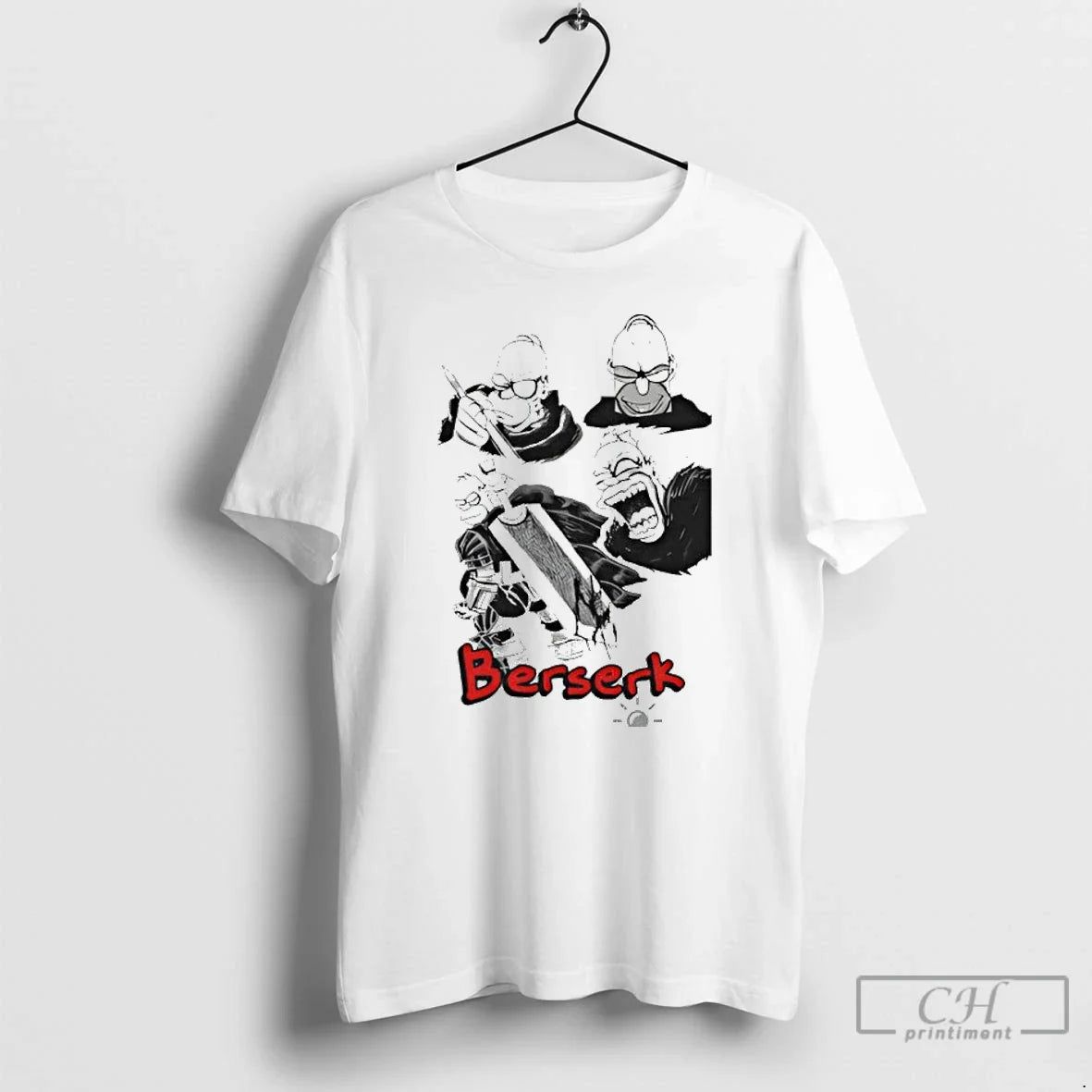 Classic Berserk Guts Homer Simpson Meme T-Shirts, Hoodie, Sweatshirt - T-Shirt, Sweatshirt, Hoodie