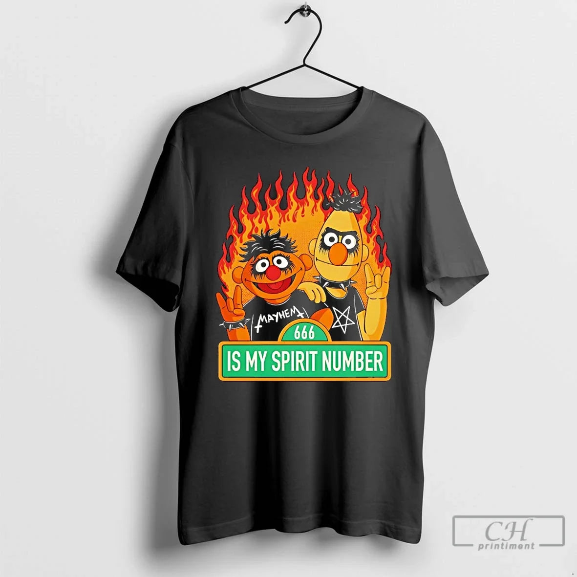 Classic Bert Ernie 666 Is My Spirit Number T-Shirts, Hoodie, Sweatshirt - T-Shirt, Sweatshirt, Hoodie