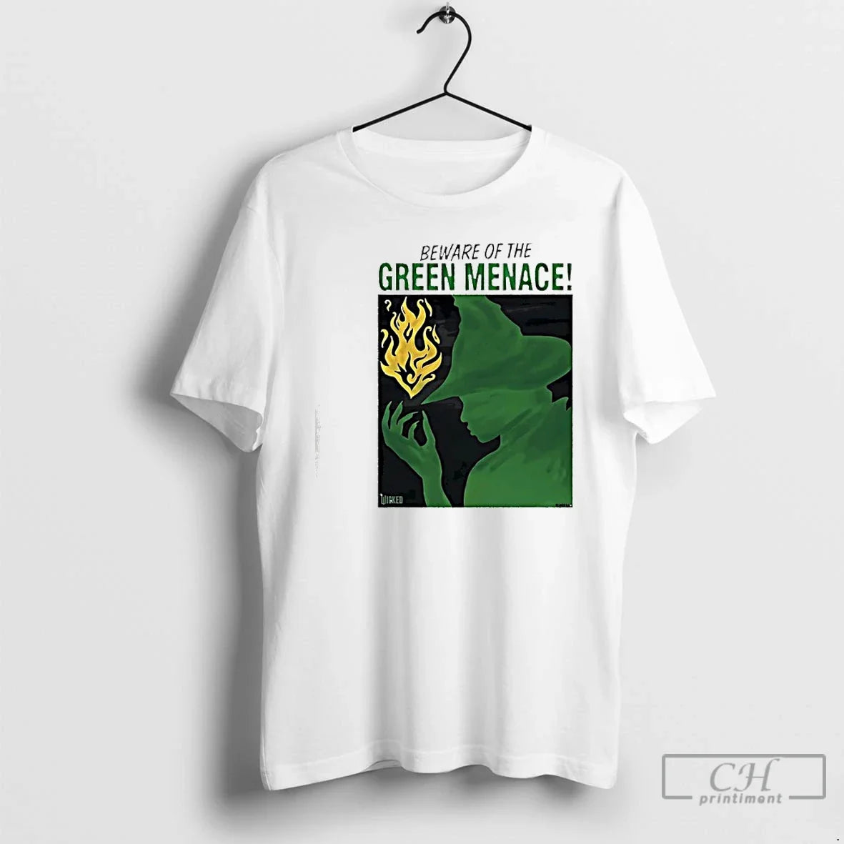Classic Beware Green Menace Elphaba Wicked Circle T-Shirts, Hoodie, Sweatshirt - T-Shirt, Sweatshirt, Hoodie