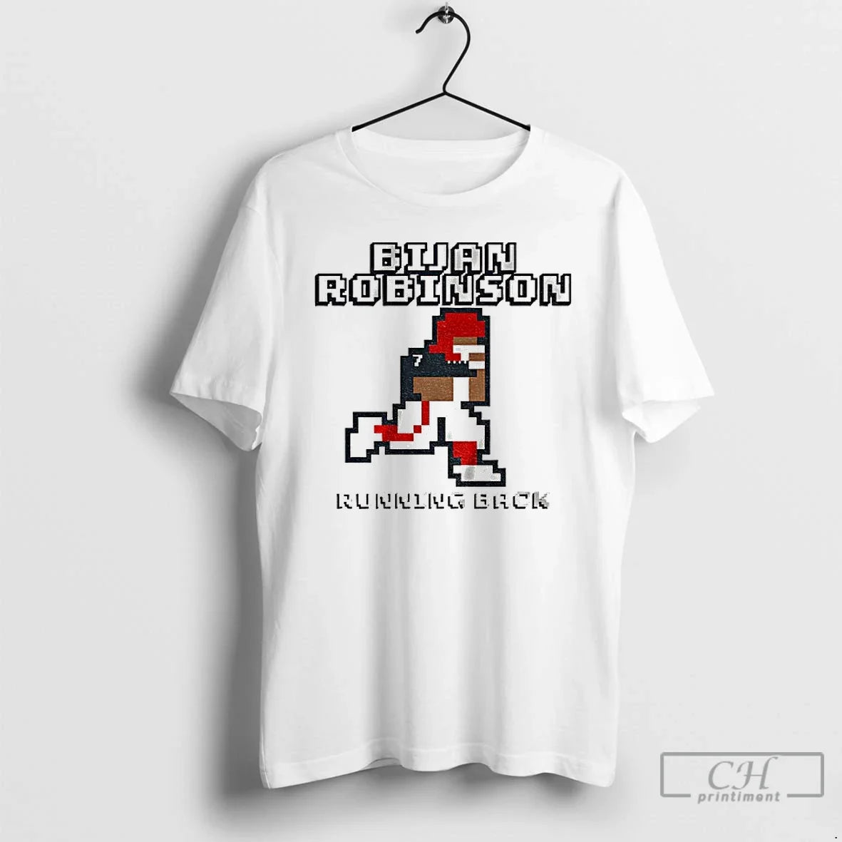 Classic Bijan Robinson Running Back Atlanta Falcons Retro Baller 8bit T-Shirts, Hoodie, Sweatshirt - T-Shirt, Sweatshirt, Hoodie