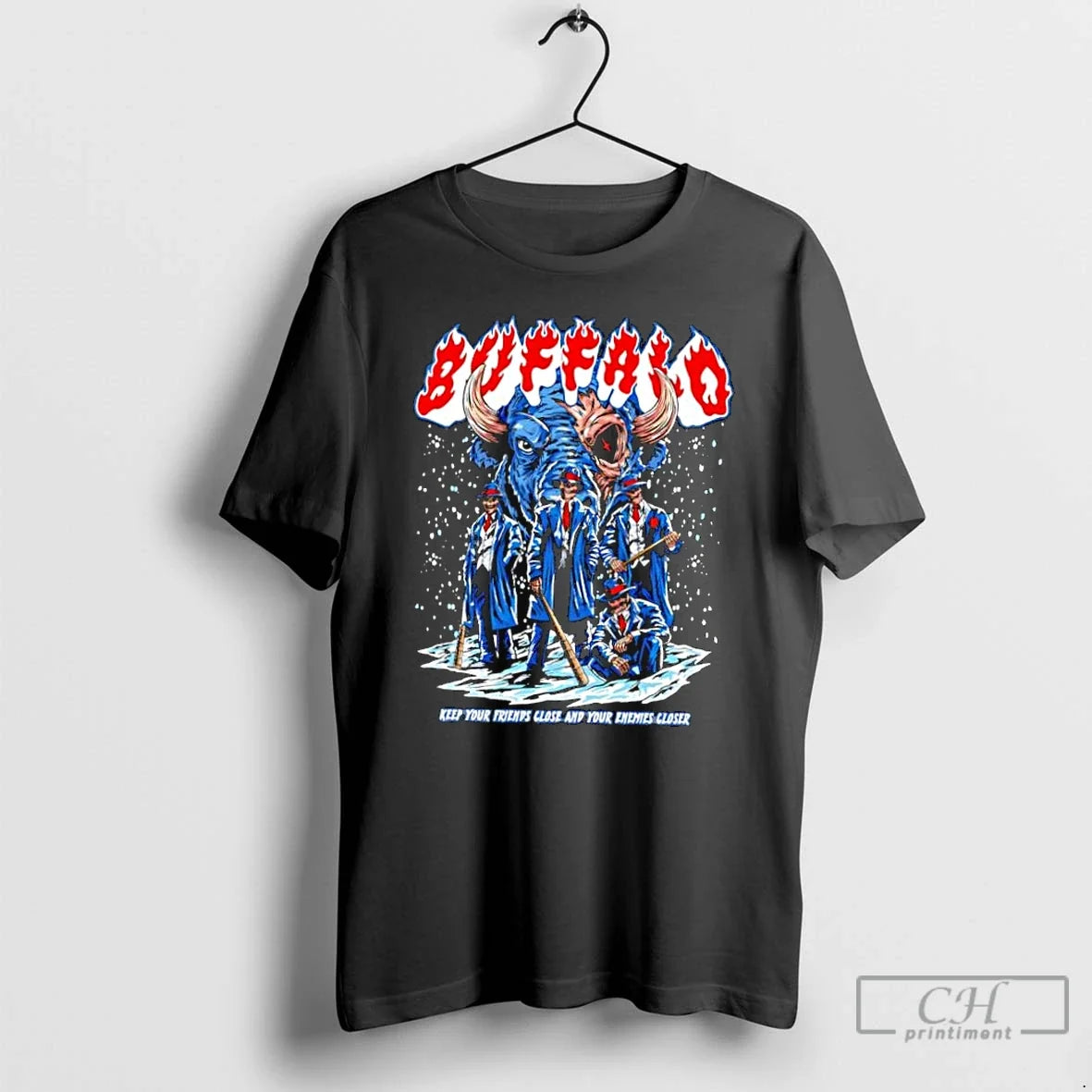 Classic Bills Mafia Keep Your Friends Close Your Enemies Closer T-Shirts, Hoodie, Sweatshirt - T-Shirt, Sweatshirt, Hoodie