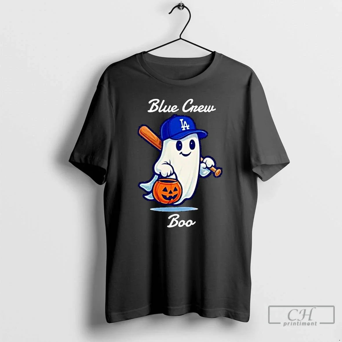 Classic Blue Crew Dodgers Happy Halloween Boo Ghost Ornaments T-Shirts, Hoodie, Sweatshirt - T-Shirt, Sweatshirt, Hoodie
