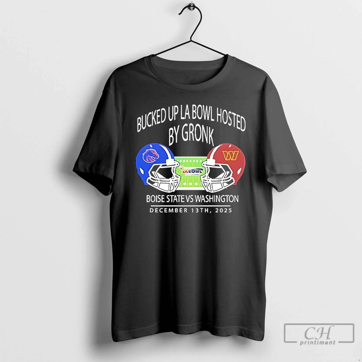 Classic Boise State Football Vs Washington Football 2025 Bucked Up La Bowl Hosted T-Shirts, Hoodie, Sweatshirt - T-Shirt, Sweatshirt, Hoodie