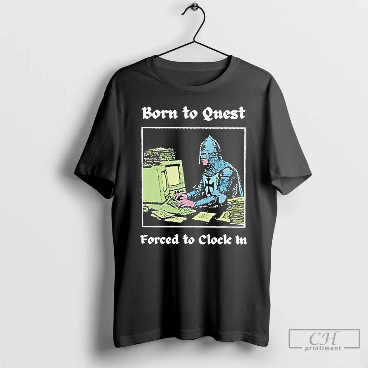 Classic Born Quest Forced Clock Meme T-Shirts, Hoodie, Sweatshirt - T-Shirt, Sweatshirt, Hoodie