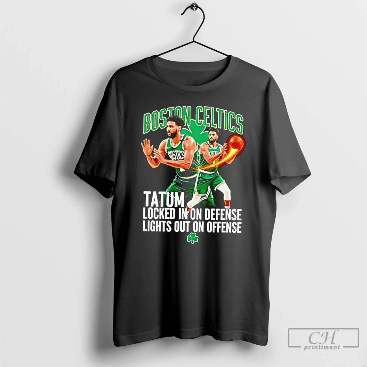 Classic Boston Celtics Tatum Locked Defense Lights Out Offense T-Shirts, Hoodie, Sweatshirt - T-Shirt, Sweatshirt, Hoodie