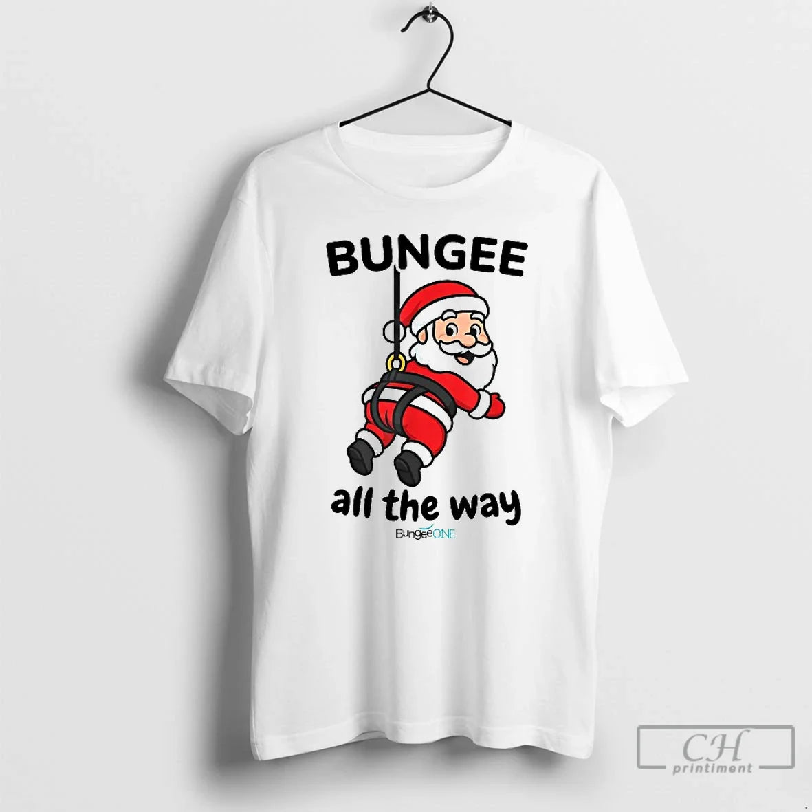 Classic Bungee All Way Santa T-Shirts, Hoodie, Sweatshirt - T-Shirt, Sweatshirt, Hoodie