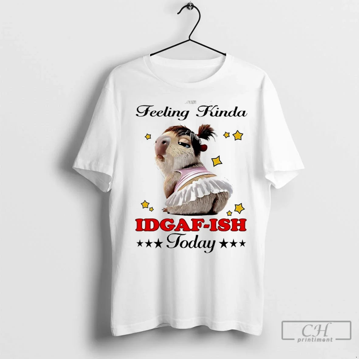 Classic Capybara Feeling Kinda Idgaf Ish Today T-Shirts, Hoodie, Sweatshirt - T-Shirt, Sweatshirt, Hoodie