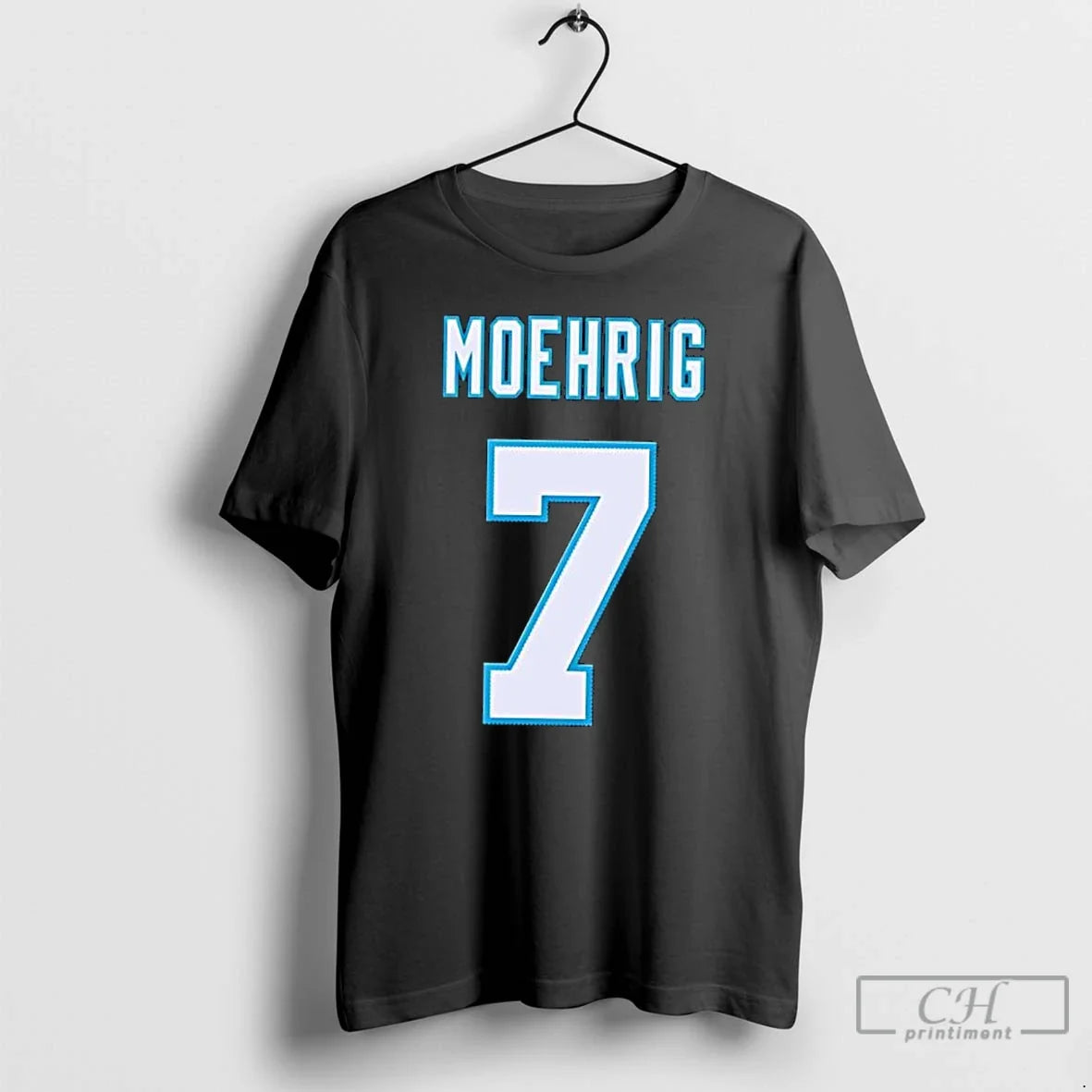 Classic Carolina Panthers Db Trevon Moehrig Number 7 T-Shirts, Hoodie, Sweatshirt - T-Shirt, Sweatshirt, Hoodie