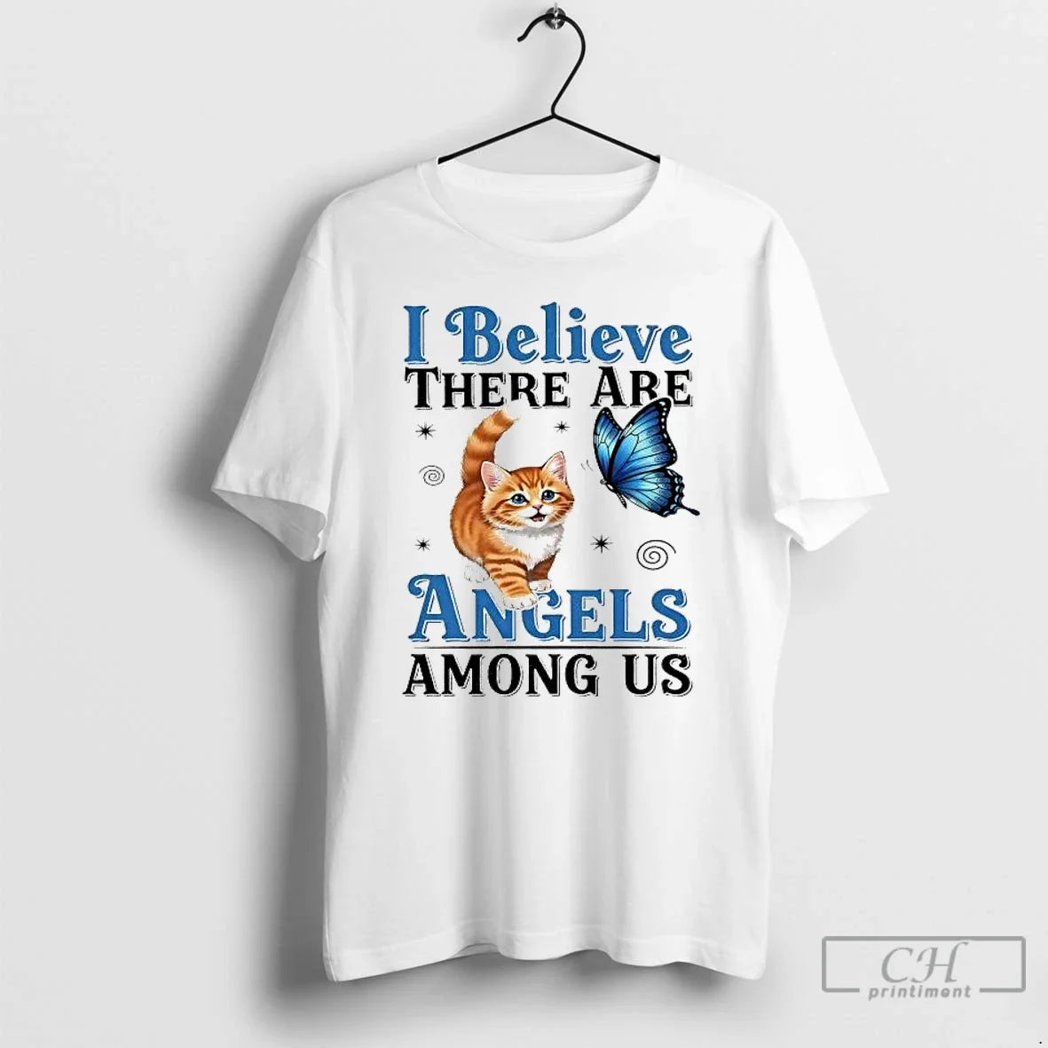 Classic Cat I Believe There Are Angels Among Us T-Shirts, Hoodie, Sweatshirt - T-Shirt, Sweatshirt, Hoodie