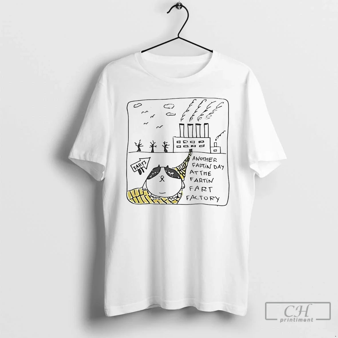 Classic Cat Another Fartin Day Farting Fart Factory T-Shirts, Hoodie, Sweatshirt - T-Shirt, Sweatshirt, Hoodie