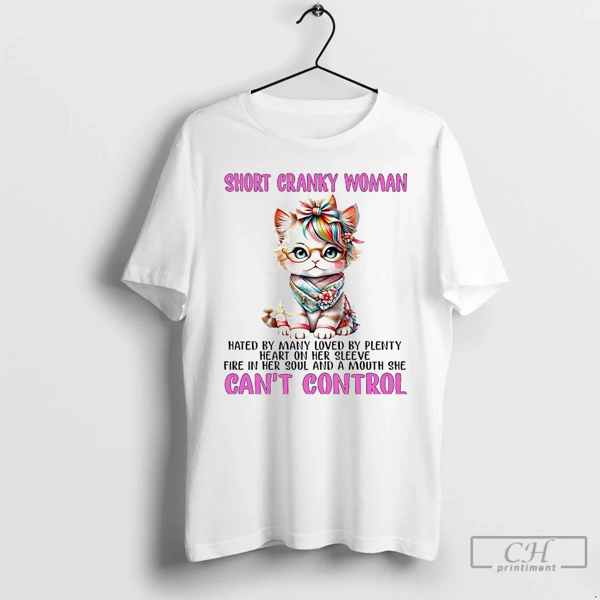 Classic Cat Short Cranky Woman Fire Her Soul Mouth She Cant Control T-Shirts, Hoodie, Sweatshirt - T-Shirt, Sweatshirt, Hoodie