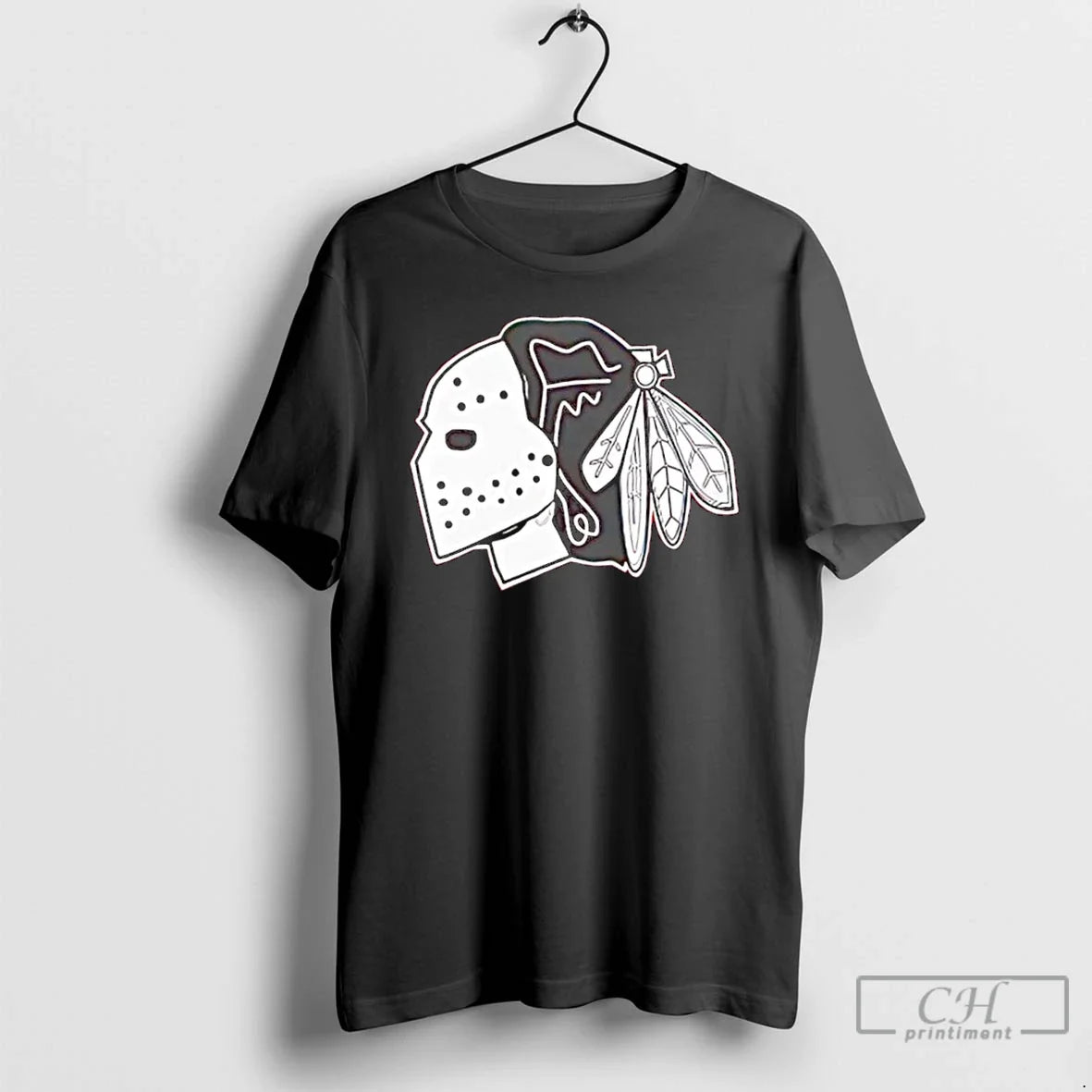 Classic Chicago Blackhawks X Native American Head Hockey Mask T-Shirts, Hoodie, Sweatshirt - T-Shirt, Sweatshirt, Hoodie