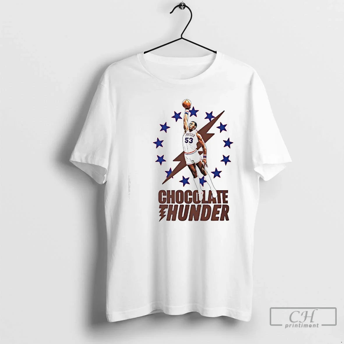 Classic Chocolate Thunder Darryl Dawkins Philadelphia Sixers Basketball T-Shirts, Hoodie, Sweatshirt - T-Shirt, Sweatshirt, Hoodie