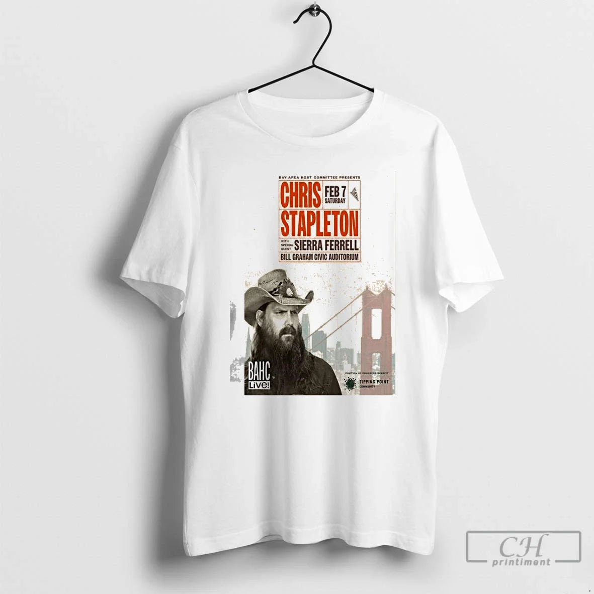 Classic Chris Stapleton Event San Francisco Ca Feb 7 2026 T-Shirts, Hoodie, Sweatshirt - T-Shirt, Sweatshirt, Hoodie