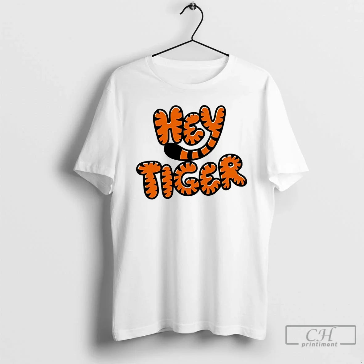 Classic Cincinnati Bengal Hey Tiger Bubble Letter T-Shirts, Hoodie, Sweatshirt - T-Shirt, Sweatshirt, Hoodie