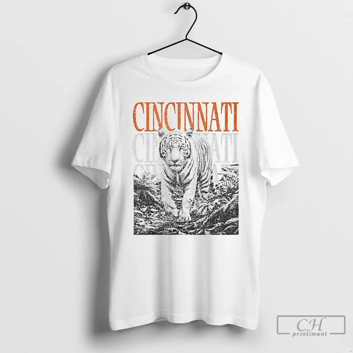 Classic Cincinnati Cyclones Jungle White Tiger Ornaments T-Shirts, Hoodie, Sweatshirt - T-Shirt, Sweatshirt, Hoodie