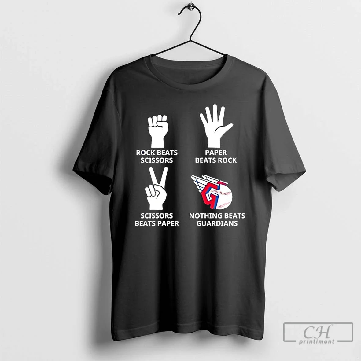 Classic Cleveland Guardians Nothing Beats Rock Beats Scissors Paper Beats Rock Scissors Beats Paper T-Shirts, Hoodie, Sweatshirt - T-Shirt, Sweatshirt, Hoodie