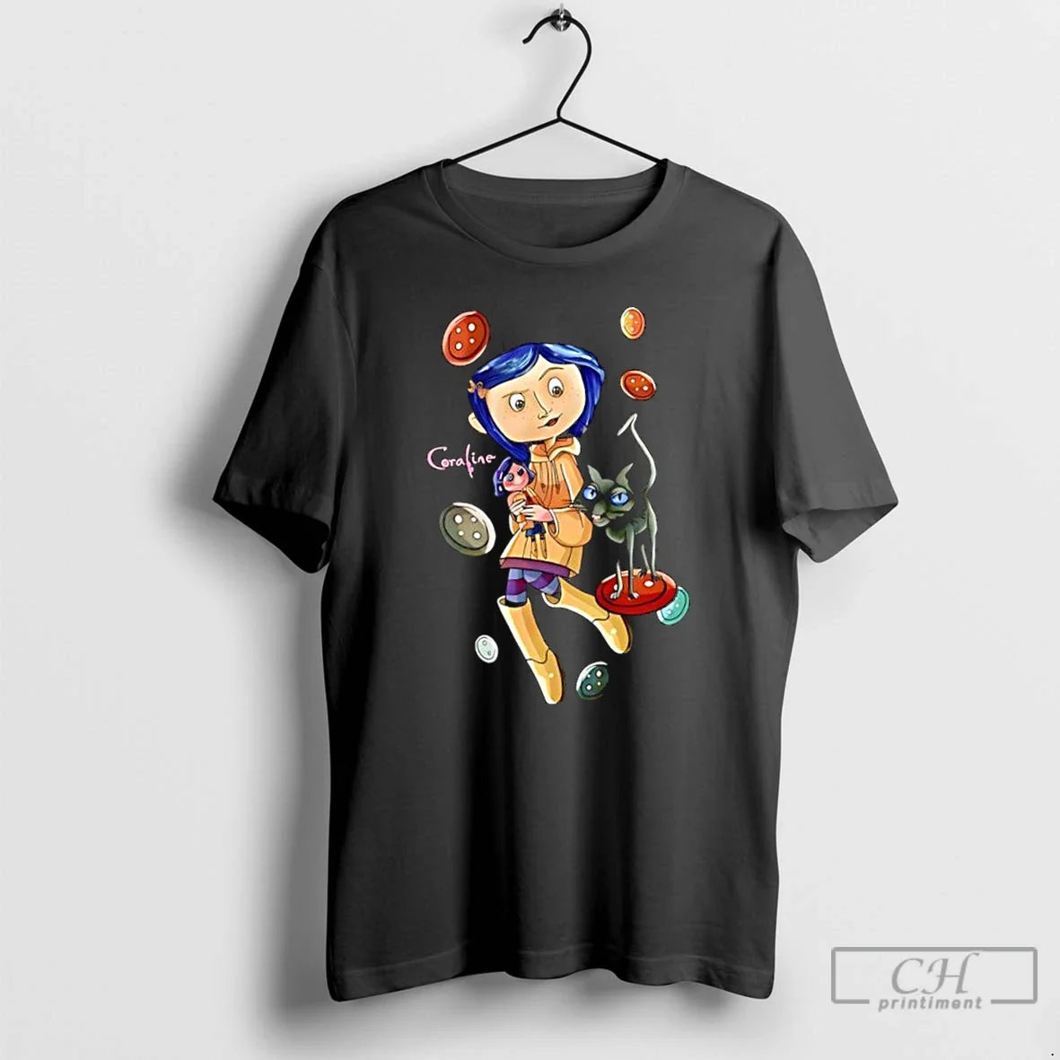 Classic Coraline Animated Film Character T-Shirts, Hoodie, Sweatshirt - T-Shirt, Sweatshirt, Hoodie