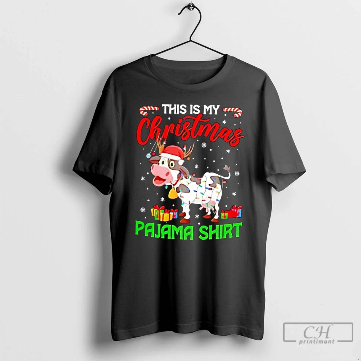 Classic Cow This Is My Pajama T-Shirts, Hoodie, Sweatshirt - T-Shirt, Sweatshirt, Hoodie