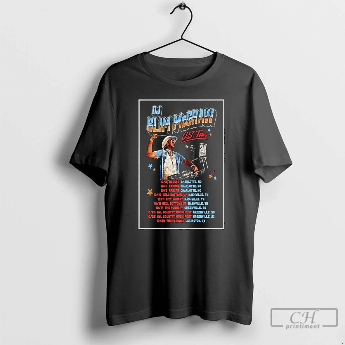 Classic Dj Slim Mcgraw Us Tour 2025 T-Shirts, Hoodie, Sweatshirt - T-Shirt, Sweatshirt, Hoodie