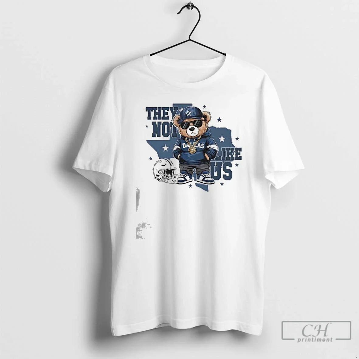 Classic Dallas Cowboys Mascot Fan They Not Like Us Map T-Shirts, Hoodie, Sweatshirt - T-Shirt, Sweatshirt, Hoodie