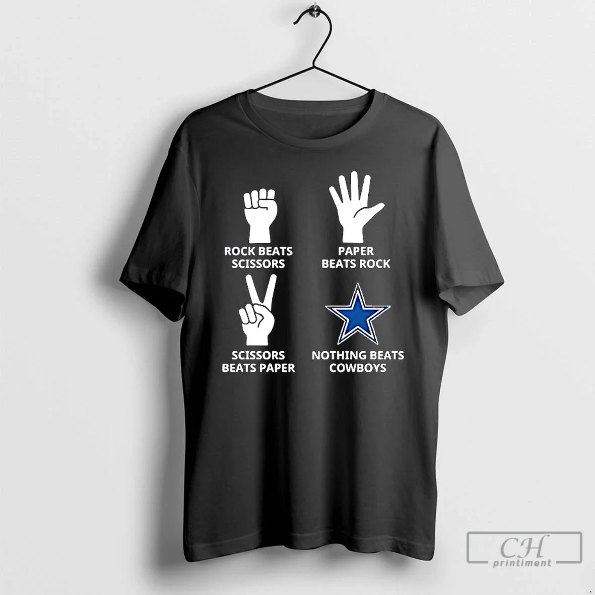 Classic Dallas Cowboys Nothing Beatsrock Beats Scissors Paper Beats Rock Scissors Beats Paper T-Shirts, Hoodie, Sweatshirt - T-Shirt, Sweatshirt, Hoodie