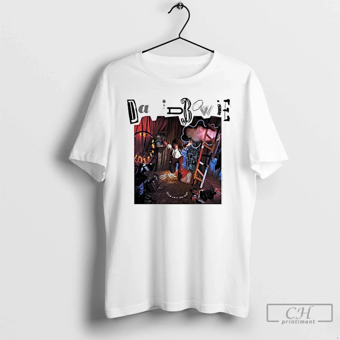 Classic David Bowie Never Let Me Down Album Cover T-Shirts, Hoodie, Sweatshirt - T-Shirt, Sweatshirt, Hoodie