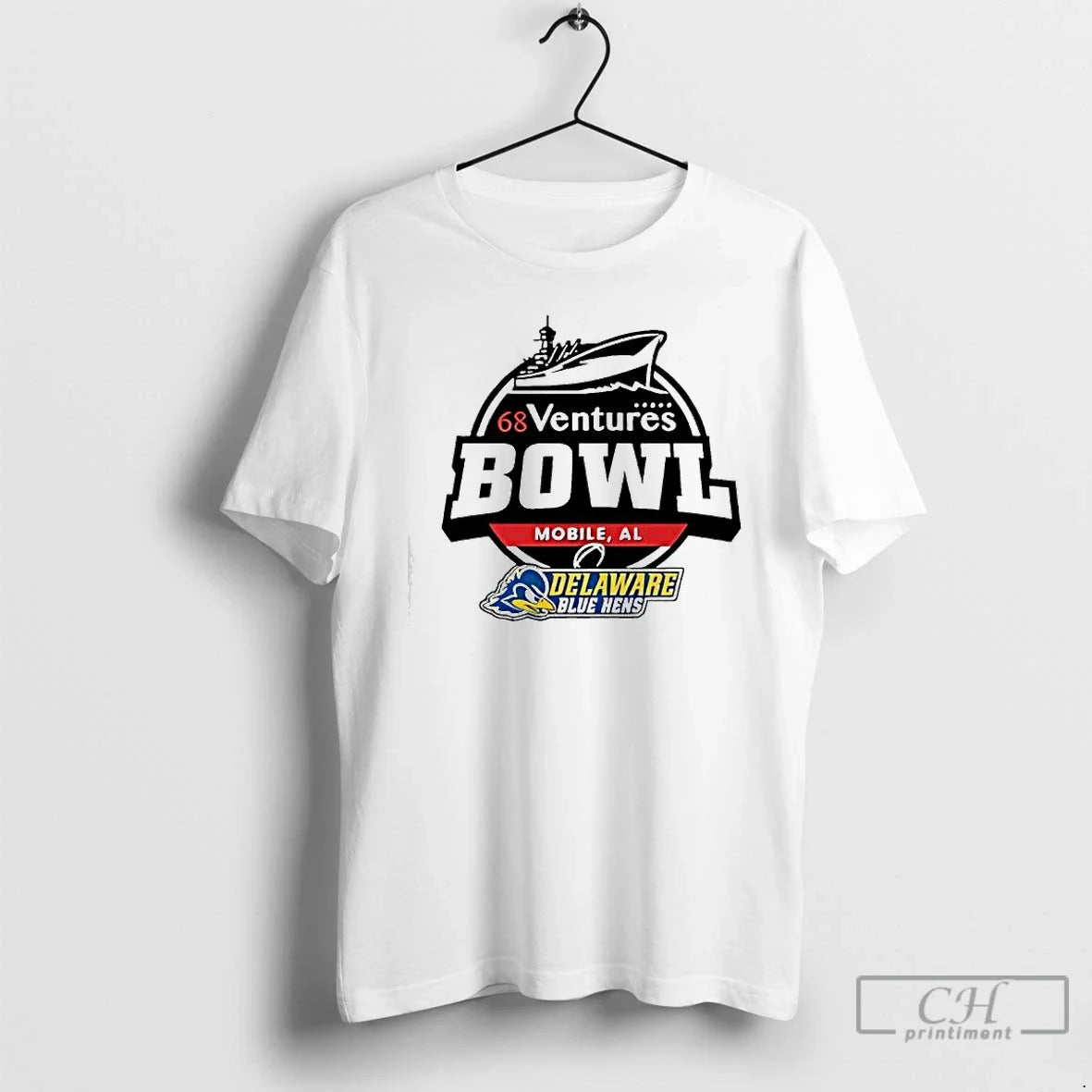 Classic Delaware Blue Hens 68 Ventures Bowl Mobile Al Logo T-Shirts, Hoodie, Sweatshirt - T-Shirt, Sweatshirt, Hoodie