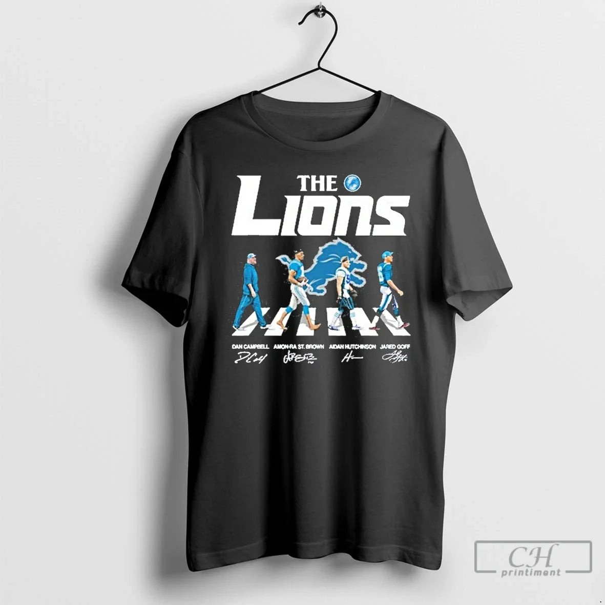 Classic Detroit Is Lions Player Abbey Road Signature T-Shirts, Hoodie, Sweatshirt - T-Shirt, Sweatshirt, Hoodie