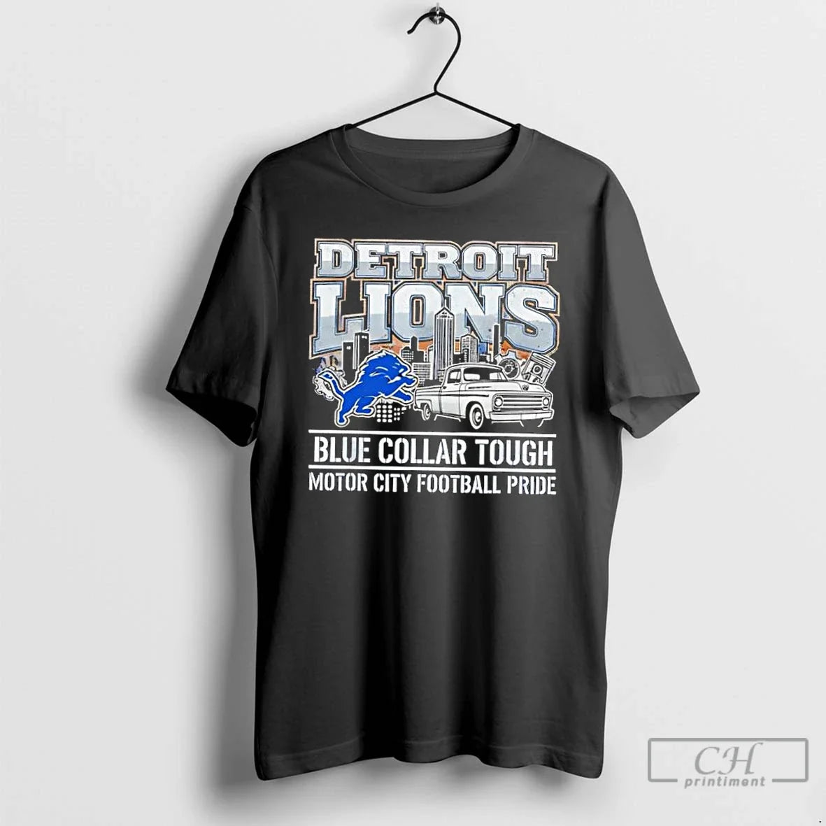 Classic Detroit Lions Blue Collar Tough Motor City Football Pride T-Shirts, Hoodie, Sweatshirt - T-Shirt, Sweatshirt, Hoodie