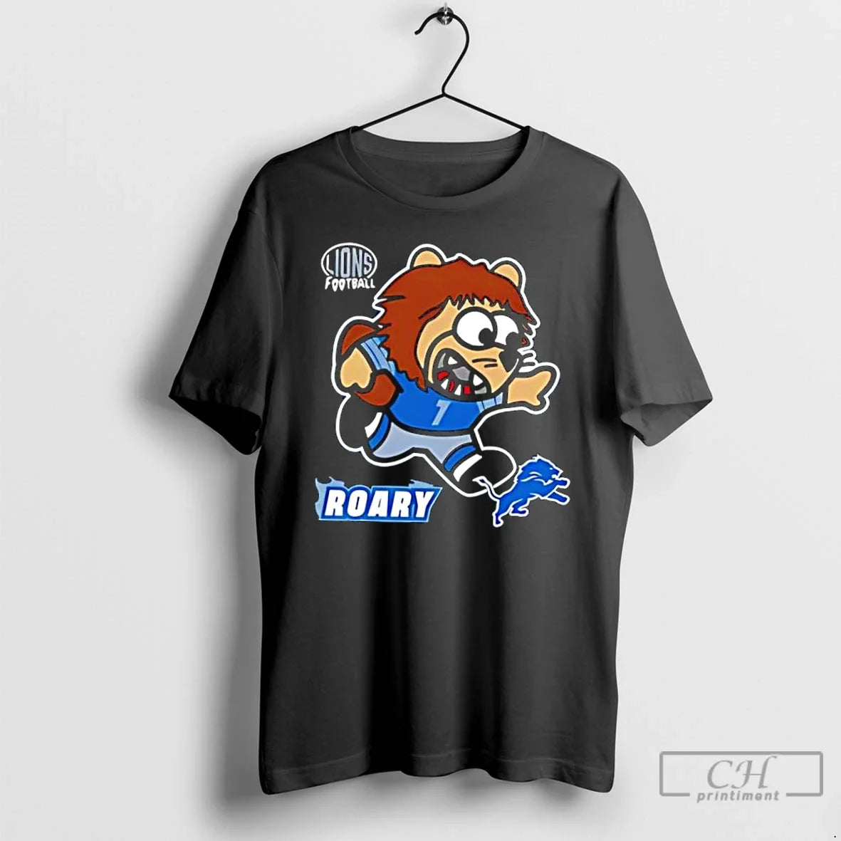 Classic Detroit Lions Football Roary Mascot Cartoon T-Shirts, Hoodie, Sweatshirt - T-Shirt, Sweatshirt, Hoodie