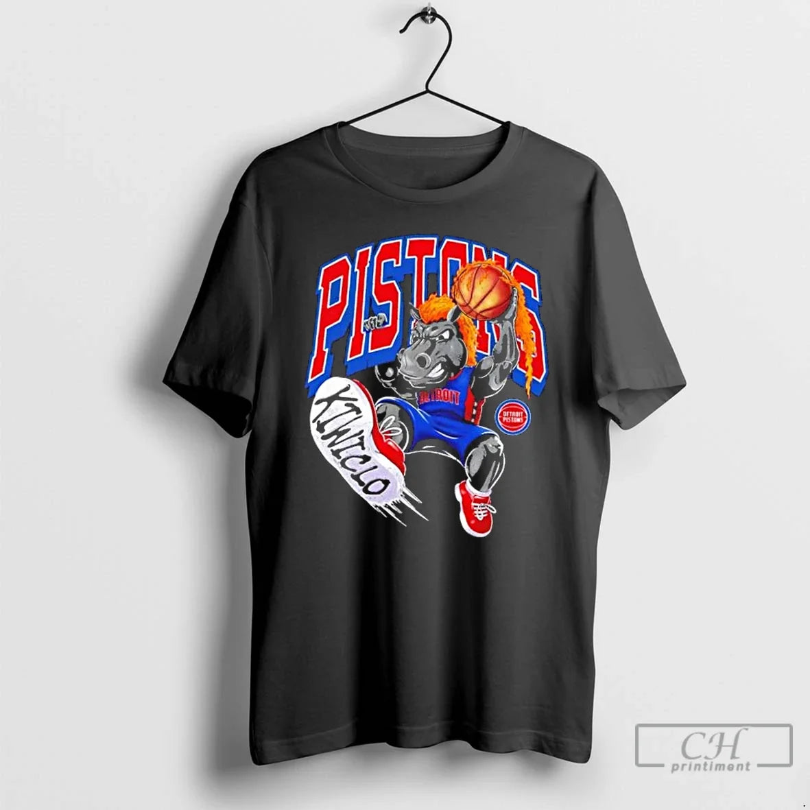 Classic Detroit Pistons Mascot Hooper Slam Basketball T-Shirts, Hoodie, Sweatshirt - T-Shirt, Sweatshirt, Hoodie