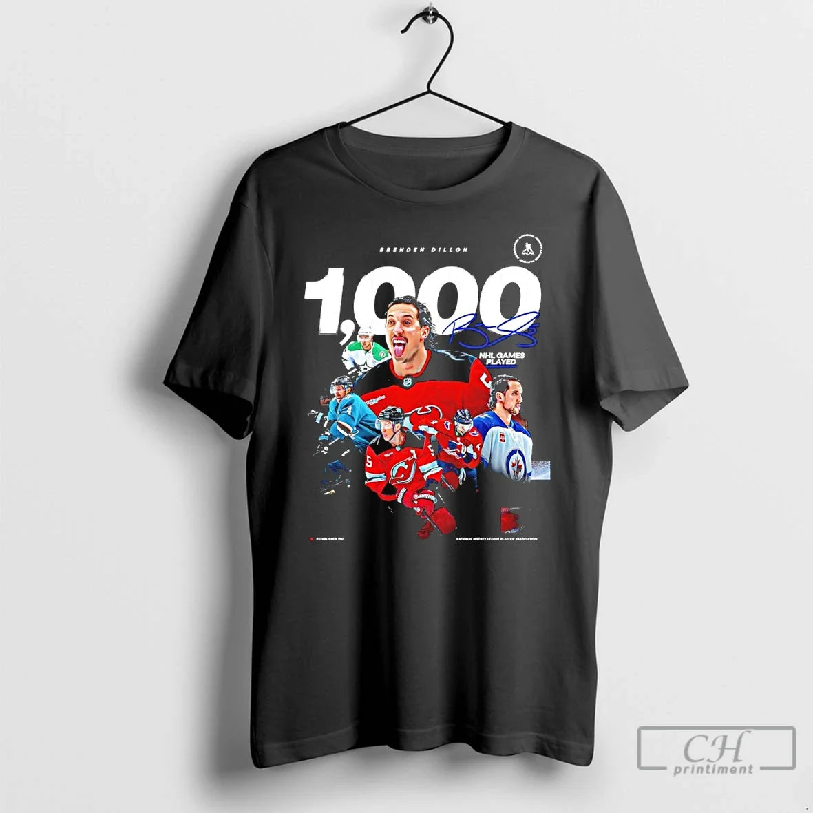 Classic Devils Brenden Dillon 1000 Nhl Career Games Played Signature T-Shirts, Hoodie, Sweatshirt - T-Shirt, Sweatshirt, Hoodie